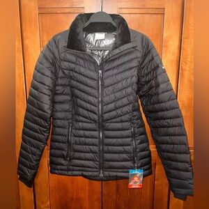 Black Columbia Omni Heat Slope Edge Jacket New with tags XS